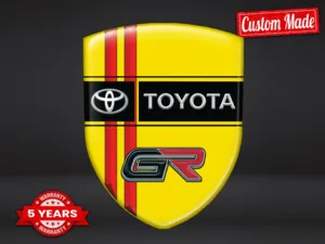 Toyota Doming Sticker Hochwertig Pro Anpassbar